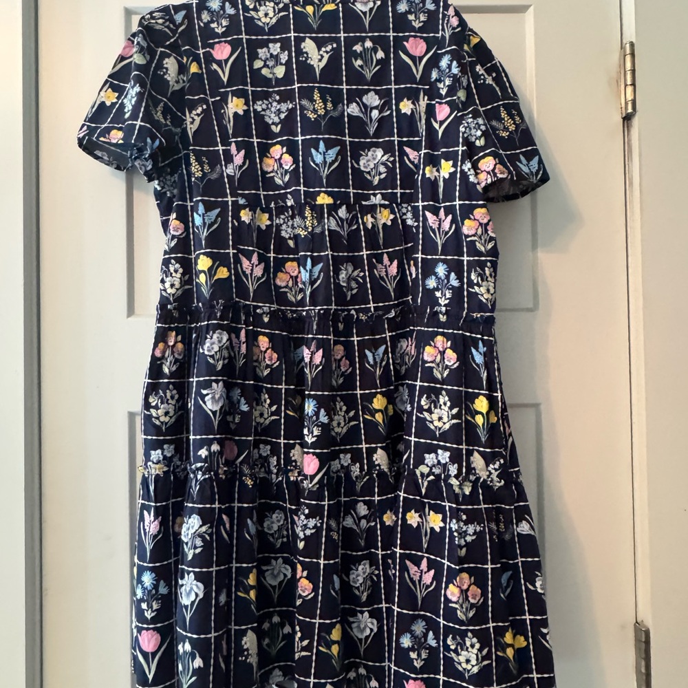 Crown & Ivy Floral Mini Dress - Navy and Multicolor - Picture 3 of 3
